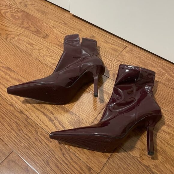 Burgundy Boots Size 9 - Picture 2 of 4
